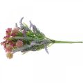 Floristik24 Umělá kytice levandulová stolní dekorace fialová, růžová V42cm