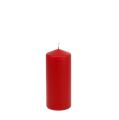Floristik24 Svíčky Red Pillar Candles Red 120/50 Supply Pack 12pcs