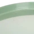 Kulatý zelený dekorativní talíř na stojanu pro aranžmá na stůl, 30 cm | Floristik24.cz
