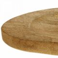 Floristik24 Deko podnos dřevo ryby dřevěný podnos dřevěný talíř 30x3x12cm