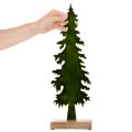 Dekorativní vánoční stromeček na dřevěném podstavci, stolní dekorace, Vánoce, 46 cm | Floristik24.cz
