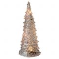Floristik24 Vánoční stromeček akryl s LED světlem 17cm Ø6cm