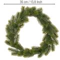 Umělý věnec z jedle zelené barvy na dekoraci dveří, 35 cm | Floristik24.cz