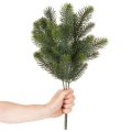 Umělá jedlová větvička, slavnostní dekorace okna, 50 cm, 3 kusy | Floristik24.cz