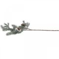 Floristik24 Jedle větev umělá vánoční větvička matná 71cm