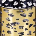 Skleněný stojánek na čajové svíčky s leopardím vzorem na dekoraci stolu, 12 cm | Floristik24.cz