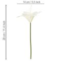 Umělé květy bílé tygří lilie do vázy a aranžmá, kytice 29 cm, 6 ks | Floristik24.cz