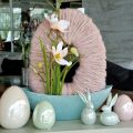 Floristik24 Vaječná růžová perleť 15cm 1ks