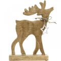 Floristik24 Dekorace na stůl Vánoční dekorace jelen dřevěná stojánková dekorace sob V33cm