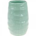 Floristik24 Zvlněná keramická váza, zdobení váz, keramická nádoba V20cm