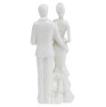 Floristik24 Dort figurka novomanželů bílá 17cm
