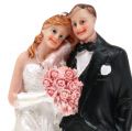 Floristik24 Dortová figurka svatební pár 13cm