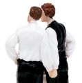 Floristik24 Dortová figurka mužský pár s dortem 16,5 cm