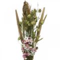 Floristik24 Kytice ze sušených květin růžová, bílá kytice ze sušených květin V60-65cm