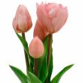 Floristik24 Tulip Bunch Real Touch Umělé květiny Umělé tulipány růžové