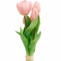 Floristik24 Tulip Bunch Real Touch Umělé květiny Umělé tulipány růžové