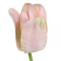Floristik24 Tulipán umělý růžový květ na stonku V67cm
