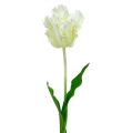 Floristik24 Umělý bílý tulipán 70cm