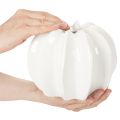 Dekorativní váza s dýní, lesklá, podzimní dekorace do obývacího pokoje, 19 cm | Floristik24.cz