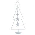 Floristik24 Vánoční stromek kovový bílý V53,5cm