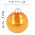 Sada vánočních ozdob, barevné vánoční ozdoby na stromeček, 75 mm, 14 kusů | Floristik24.cz