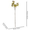 Umělá větvička hlohu s červenými bobulemi, dekorace, 110 cm | Floristik24.cz