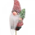 Floristik24 Dekorativní trpaslík Santa Claus ozdobné špunty vánoční 10cm 4ks