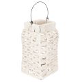 Floristik24 Závěsná lucerna, letní dekorace, makramé V35,5 cm Š19 cm