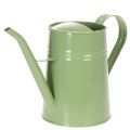 Floristik24 Vintage kovová konvice na zalévání do interiéru, mátově zelená, 1,7 l, dekorativní váza, retro design, V 23 cm