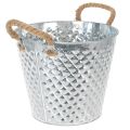 Zinkový hrnec, tvar diamantu,