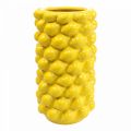 Floristik24 Citronová váza váza citronově žlutá letní dekorace Ø15cm V30cm
