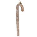 Floristik24 Skleněná ozdoba z cukrové hůlky, nostalgická vánoční dekorace na stromeček, 22 cm