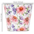 Květináč, jarní dekorace, květináč, kov, Ø14cm V12,5cm | Floristik24.cz