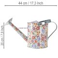 Dekorativní kovová konvice na zalévání, vintage květináč, Ø18cm | Floristik24.cz