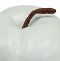 Floristik24 Umělé ovoce dekorační jablko bílé 18cm