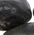 Floristik24 Dekorační kameny černé 9cm 1kg