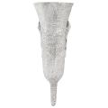 Hřbitovní váza šedá Váza s hrotem Design calla V32,5cm | Floristik24.cz