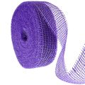 Floristik24 Fialová jutová stuha, šířka 5 cm, délka 40 m