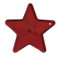 Floristik24 Svícen hvězda k nalepení 9cm červená