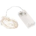Floristik24 LED řetězová světla pro vnitřní použití, na baterie, teplá bílá, 30 LED diod, 3 m, 6 kusů