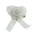 Floristik24 Mini pěnové růže bílé 12ks