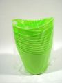 Floristik24 Plastové hrnce s uchy 18ks. 10,5 cm x 9 cm zelená