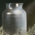 Stříbrný sprej s třpytkami ve sněhu na okna a zimní dekorace 150ml | Floristik24.cz
