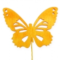 Floristik24 Ozdobní motýlci na drátě 3-barevní 8cm 18ks